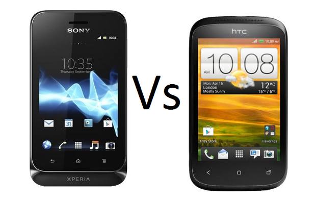 Sony Xperia Tipo vs HTC Desire C